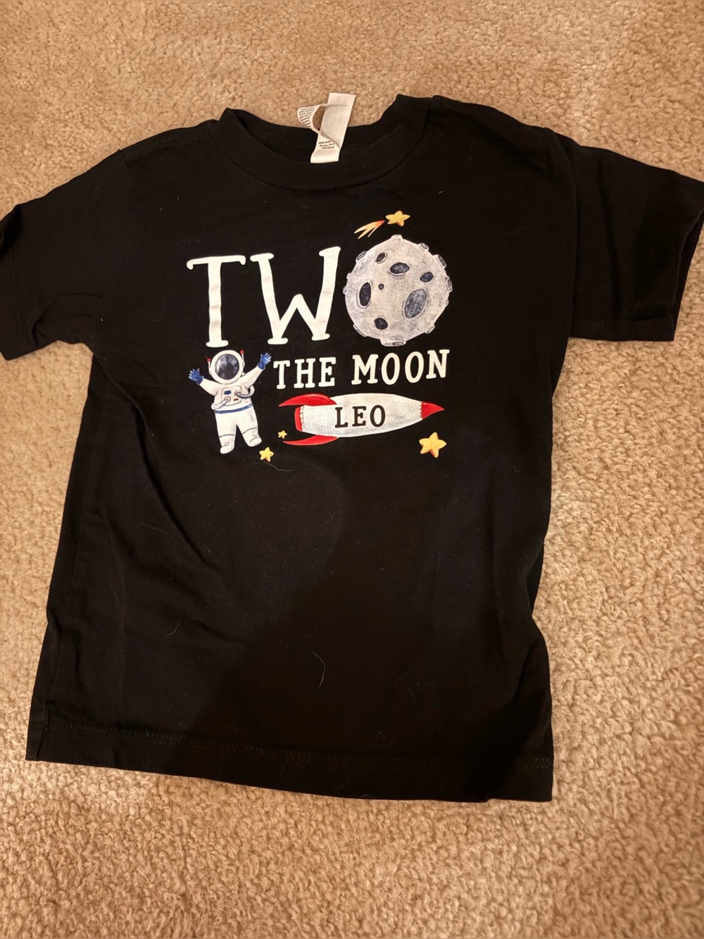 โTwo The Moon T-shirtโ for Boy Named Leo